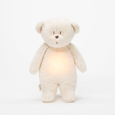 Knuffel The Humming Bear Licht + Geluid 2.0 Polar Natur