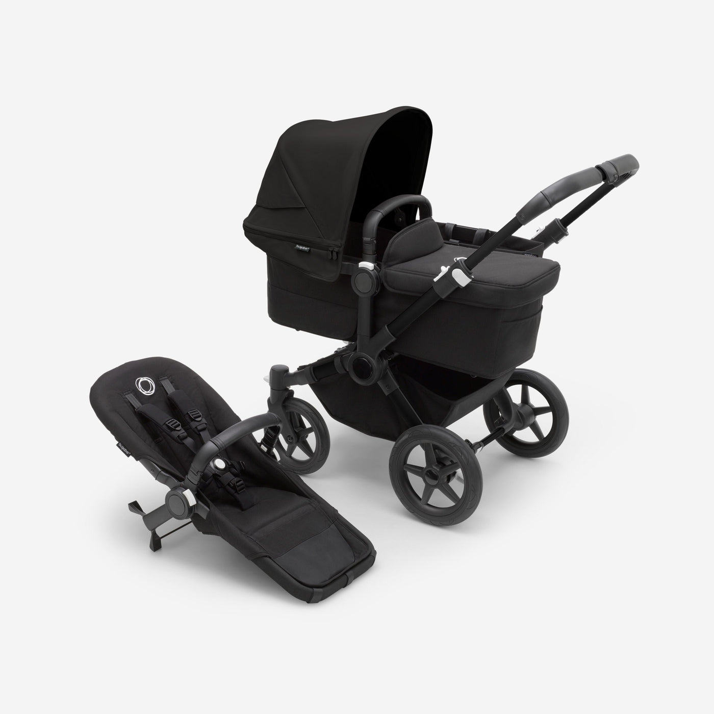Bugaboo - Donkey5 Mono Compleet | Black / Midnight Black