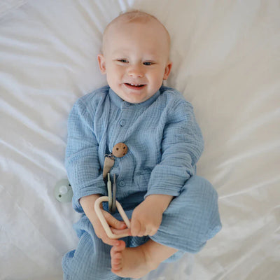 Mushie - Activiteitenspeeltje Sleutelhanger | Silicone