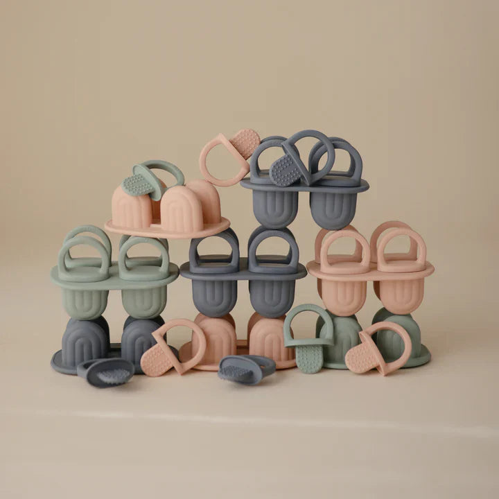 Mushie – Ijsvorm Ice Pop Tray | Blush