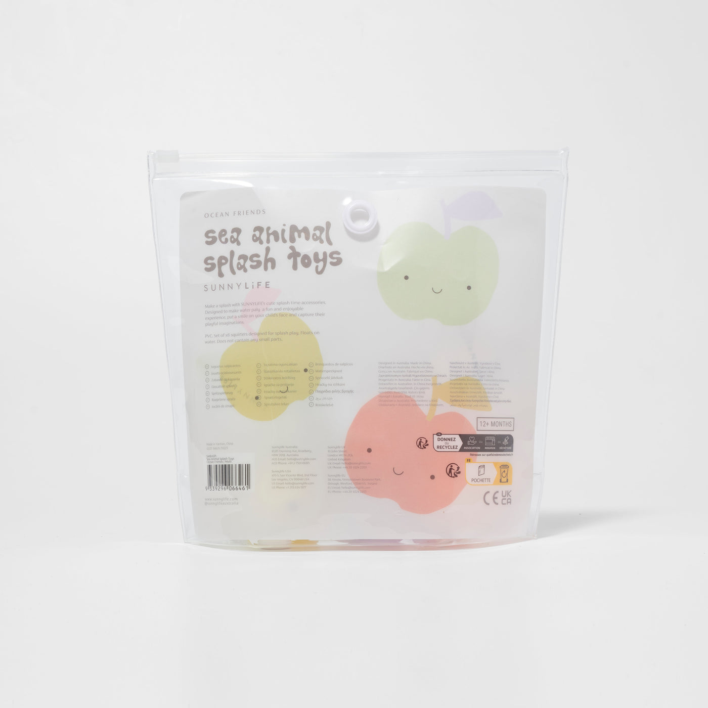 Sunnylife - Badspeeltjes Sea Animals Ocean Friends | Multi (6-pack)