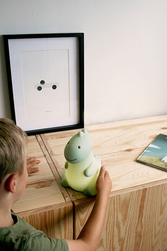 Atelier Pierre - Nachtlamp Jeroom Dino LED Light | Sage