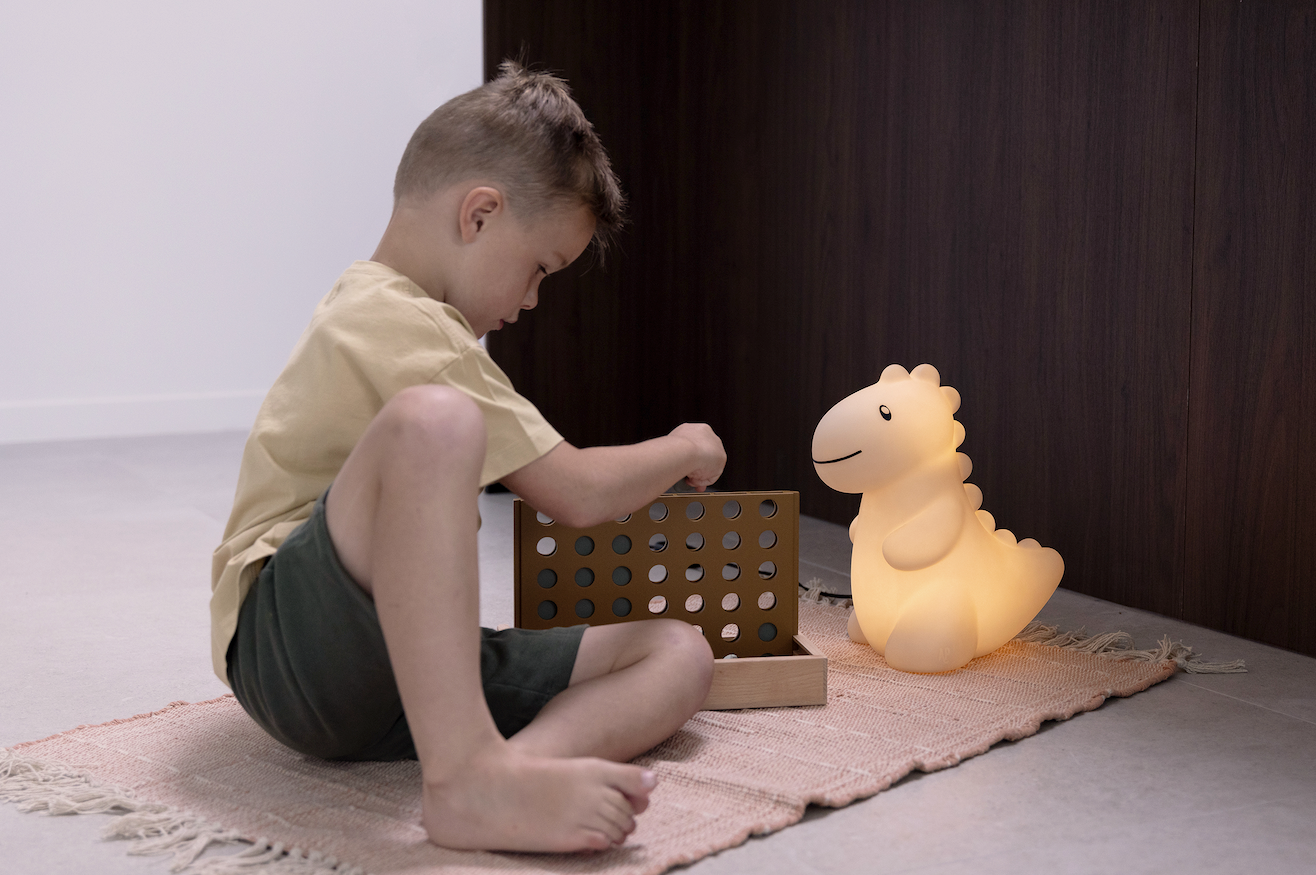 Atelier Pierre - Nachtlamp Jeroom Dino LED Light | Sand