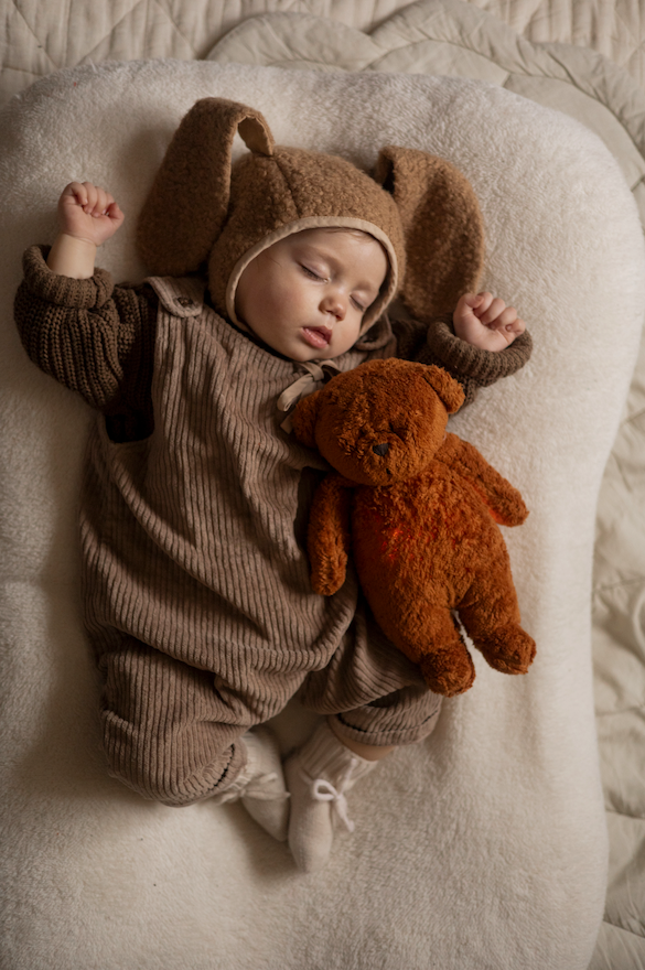Knuffel The Humming Bear Licht + Geluid 2.0 Caramel Natur