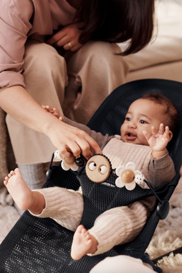 BabyBjörn - Speeltje Relax Ondeugende Oogjes | Zwart / Wit