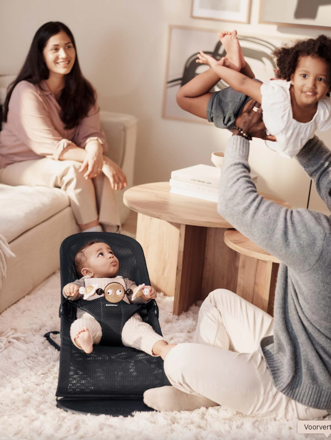 BabyBjörn - Speeltje Relax Ondeugende Oogjes | Zwart / Wit