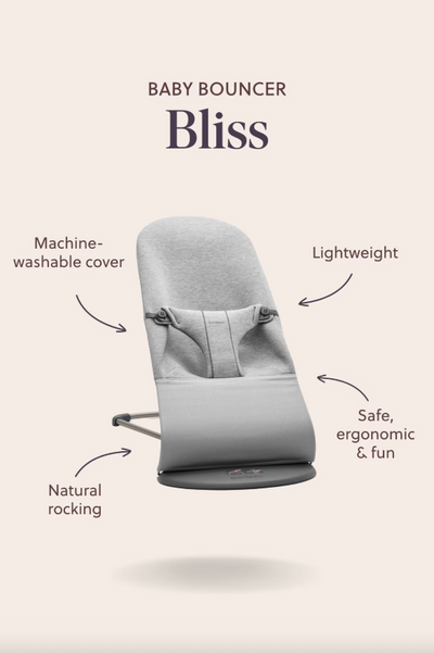 BabyBjörn - Relax Bliss 3D Jersey | Houtskoolgrijs