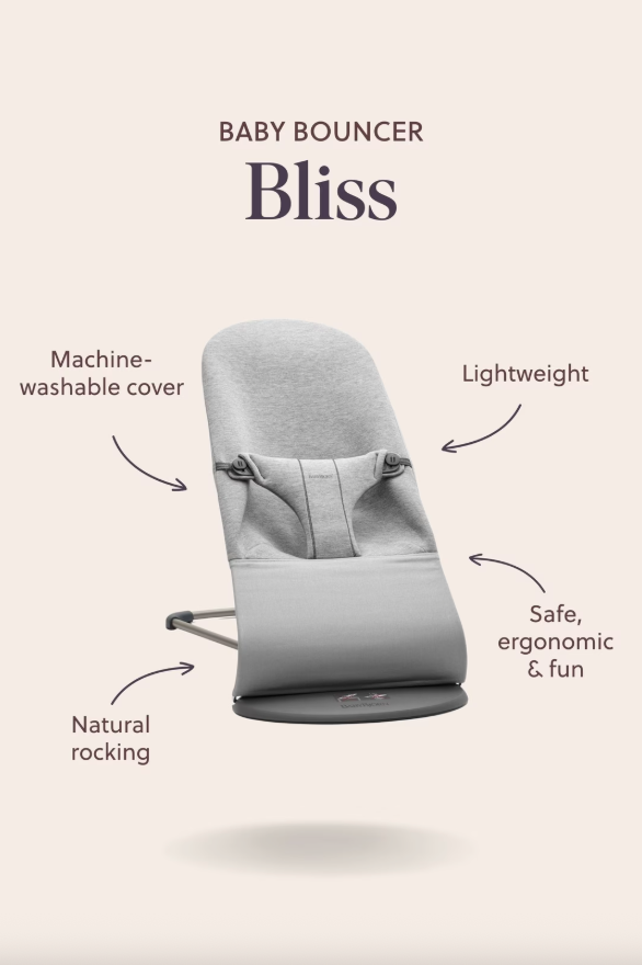 BabyBjörn - Relax Bliss 3D Jersey | Houtskoolgrijs