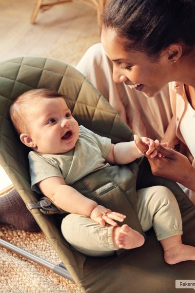 BabyBjörn - Relax Bliss Woven Quilt | Donkergroen