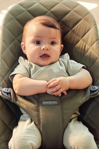 BabyBjörn - Relax Bliss Woven Quilt | Donkergroen