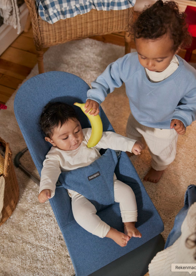 BabyBjörn - Relax Bliss Woven Melange | Jeans Blauw