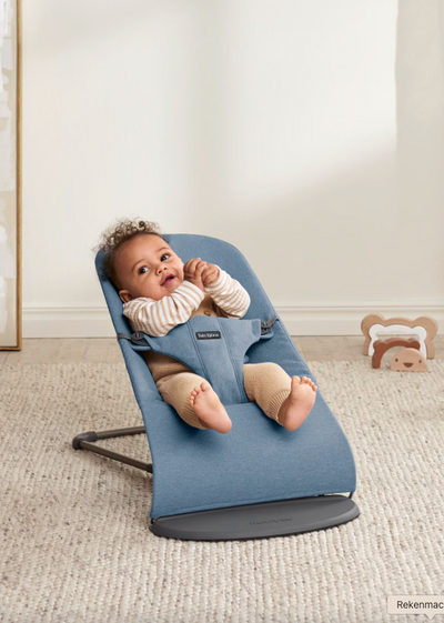 BabyBjörn - Relax Bliss Woven Melange | Jeans Blauw