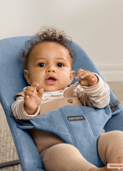 BabyBjörn - Relax Bliss Woven Melange | Jeans Blauw