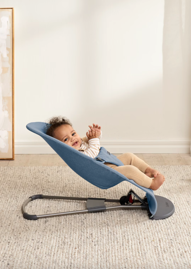 BabyBjörn - Relax Bliss Woven Melange | Jeans Blauw