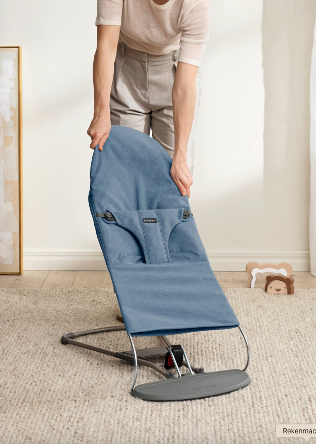 BabyBjörn - Relax Bliss Woven Melange | Jeans Blauw