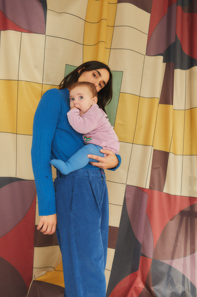 Bobo Choses - T-shirt Baby Rocking Horse Crossed Lavender