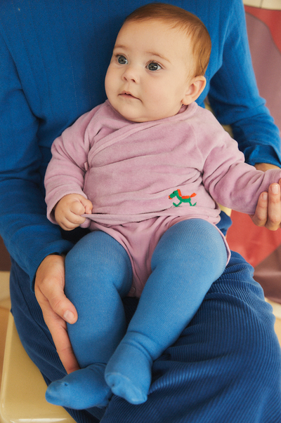 Bobo Choses - T-shirt Baby Rocking Horse Crossed Lavender