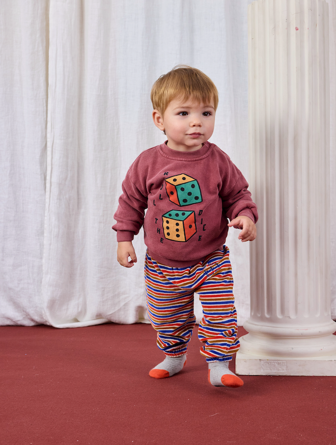 Bobo Choses - Sweater Baby Roll The Dice Brown