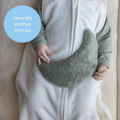 Timboo Relaxing Moon Whisper Green Warmtekussen | Lijnzaadvulling | Multifunctioneel