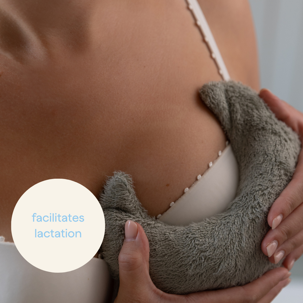 Timboo Relaxing Moon Whisper Green Warmtekussen | Lijnzaadvulling | Multifunctioneel