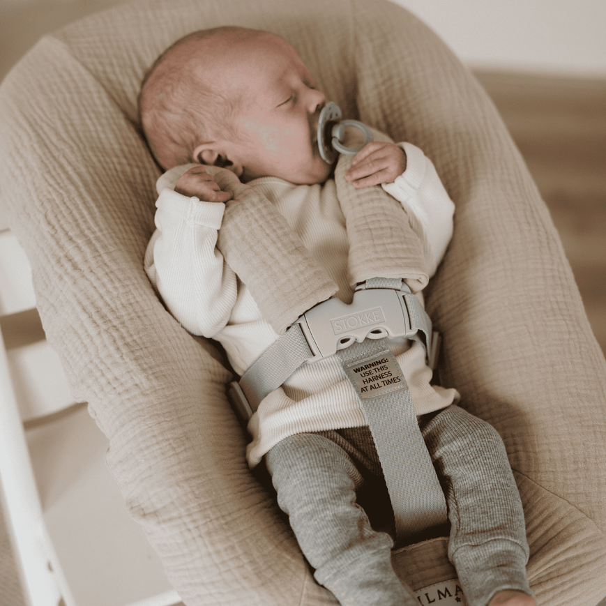 Ilmaha - Hoes Newborn Set Tripp Trapp Hydrofiel | Champagne