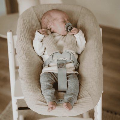 Ilmaha - Hoes Newborn Set Tripp Trapp Hydrofiel | Champagne