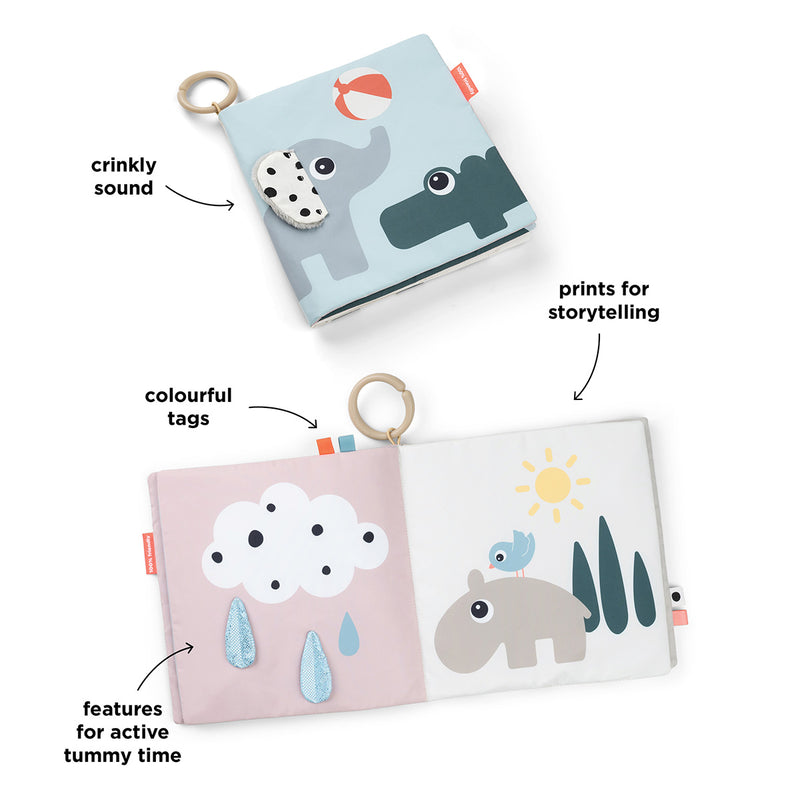 Done By Deer - Tummy Time Soft Book | Deer Friends Colour Mix