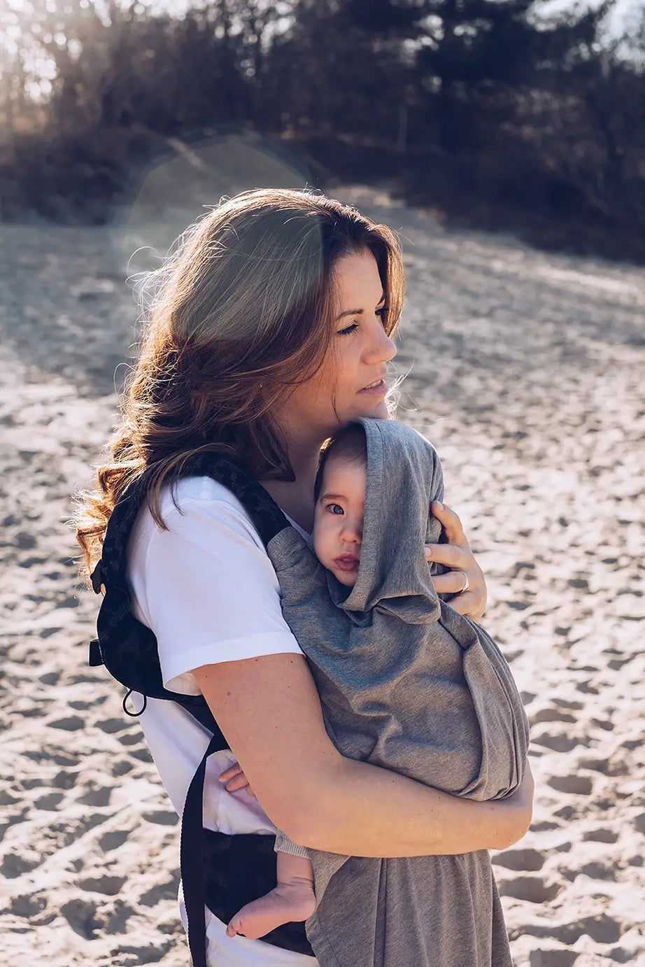 Cloby - Afdekdoek Kinderwagen UV50+ | Sandy Beach