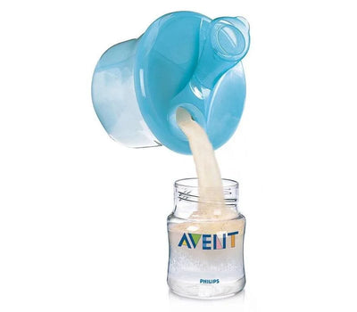 Avent - Melkpoederverdeeldoos Blauw | 3 Compartimenten & BPA-vrij