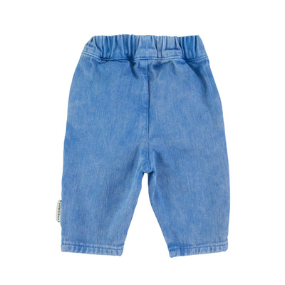 Piupiuchick - Broek Baby Denim | Washed Navy Blue