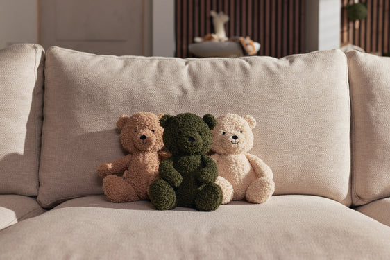 Jollein - Knuffel Teddy Bear Biscuit | Zachte Bouclé Stof