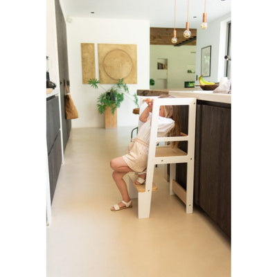 Leertoren Wit / Naturel