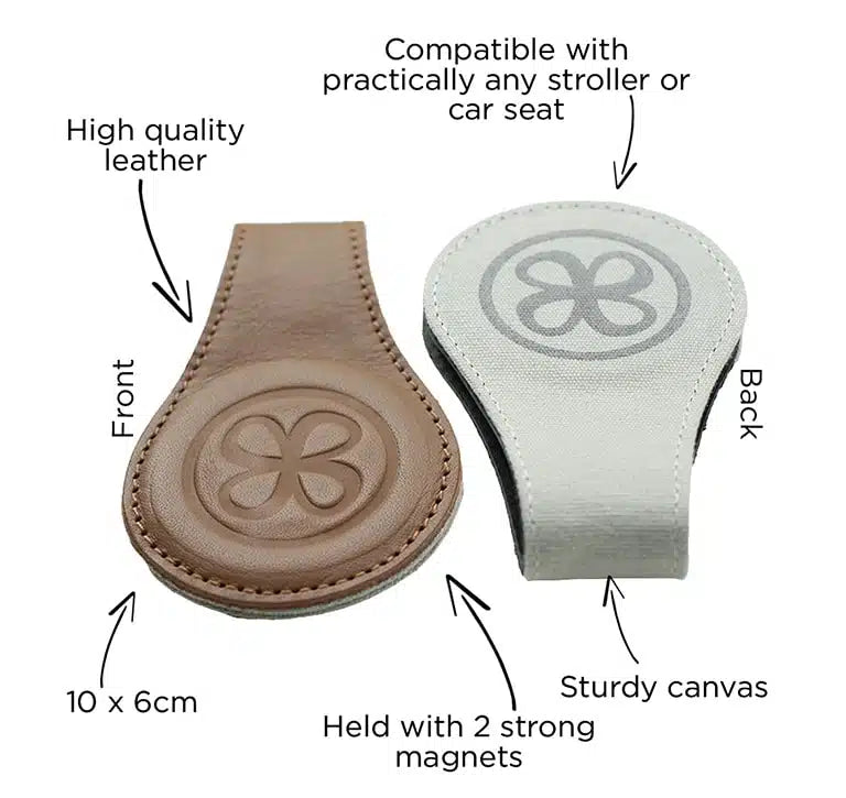 Cloby - Magnetische Clips voor Tetradoek | Brown