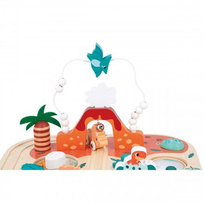 Janod - Activiteitentafel Dino | Prehistorisch Speelplezier vanaf 12 maanden