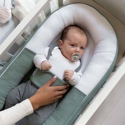 Doomoo - Baby Nest Cocoon Tetra Jersey Green | Veilig en Knus