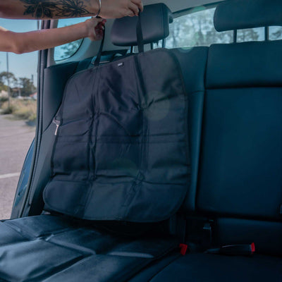 Ezimoov - Autostoelbeschermer 3-in-1 Mat | EZI MAT Zwart