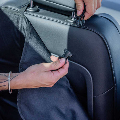 Ezimoov - Autostoelbeschermer 3-in-1 Mat | EZI MAT Zwart