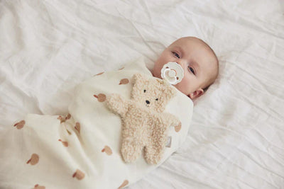 Jollein - Fopspeendoekje Teddy Bear Naturel | Extra Zacht