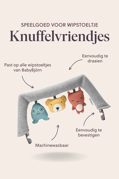 BabyBjörn - Speeltje Relax Knuffelvriendjes | Neutraal