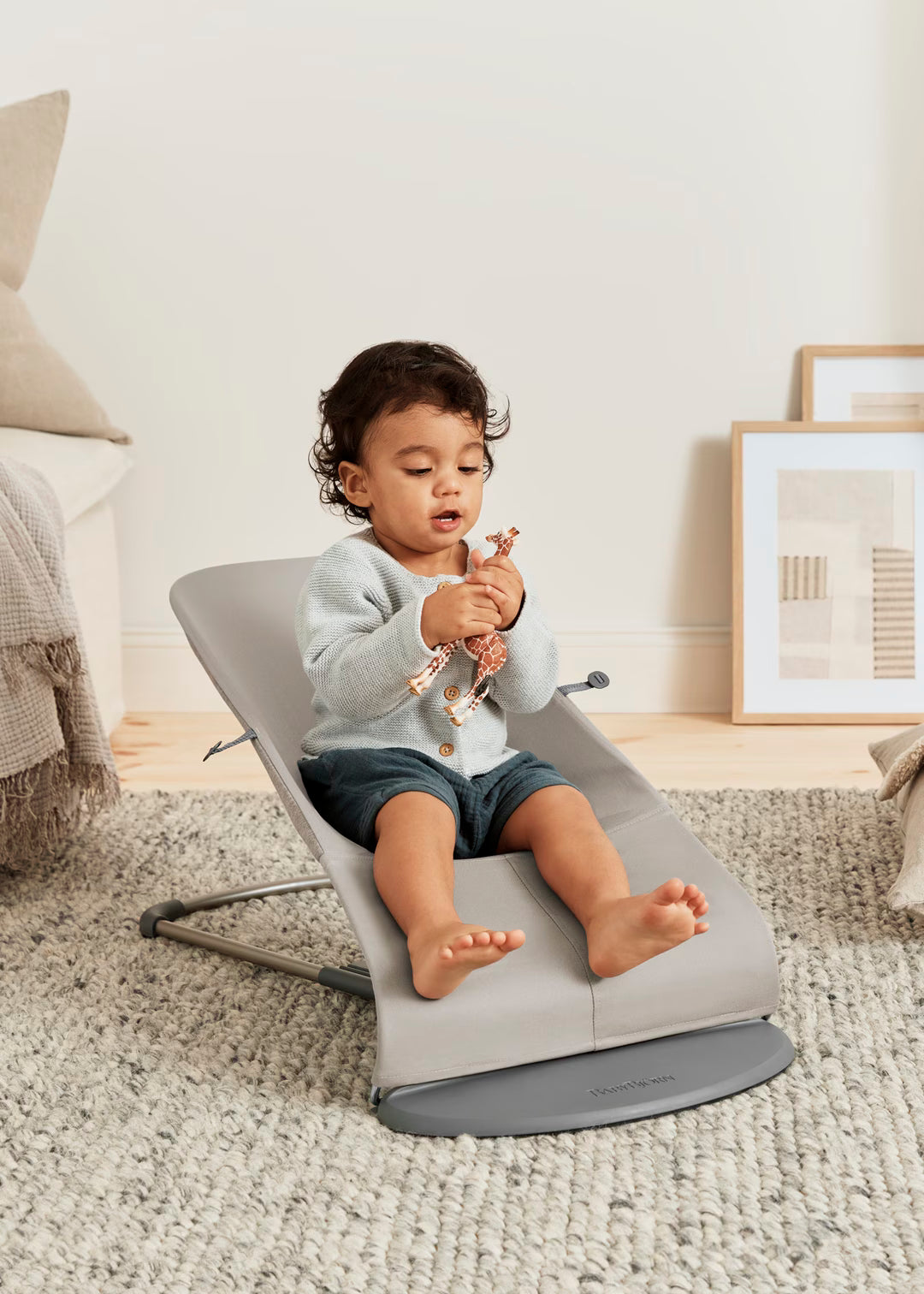 BabyBjörn - Relax Bliss 3D Jersey | Zand Grijs