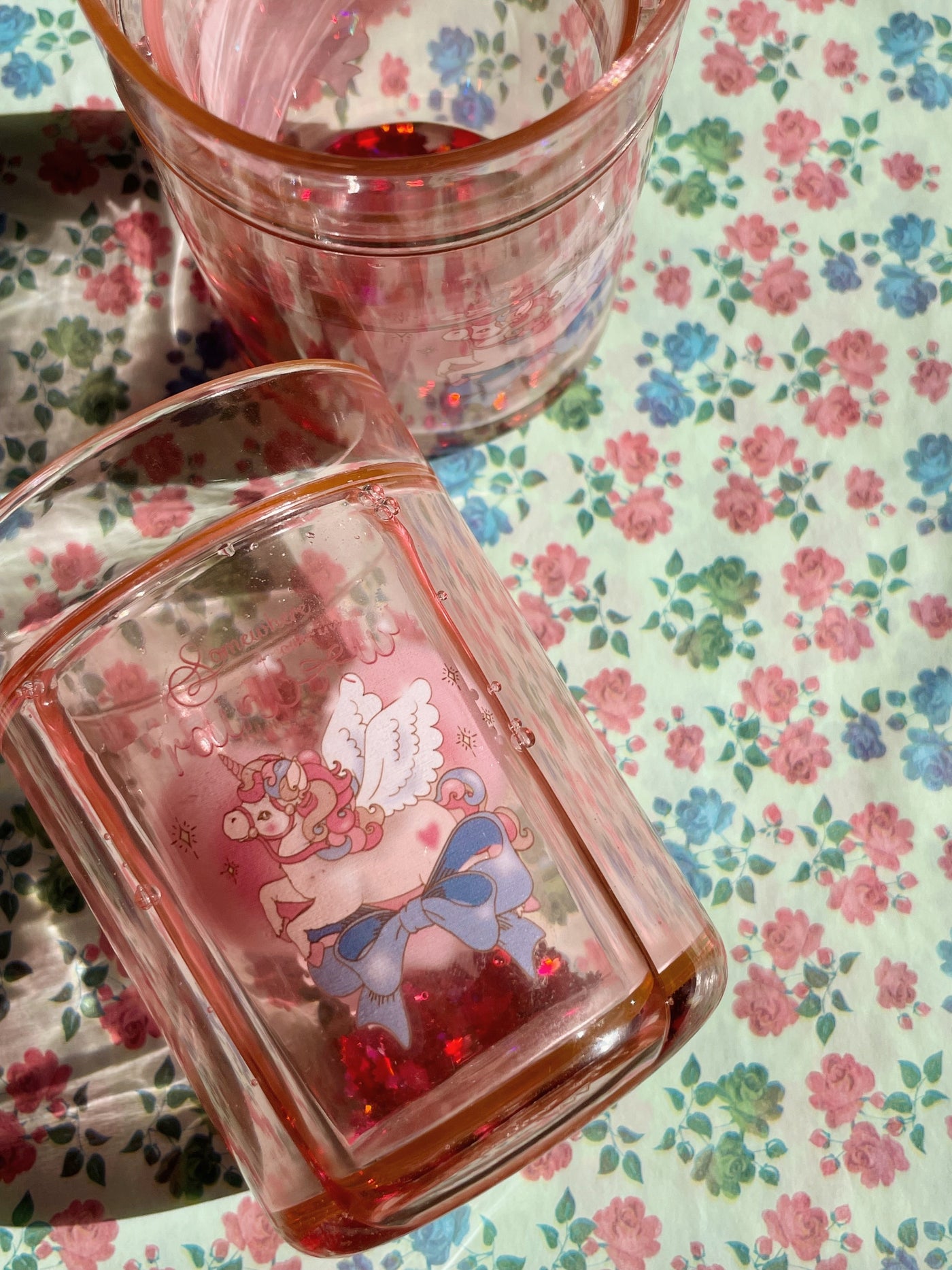 Konges Slojd - Beker Glitter | Over The Rainbow (2pack)