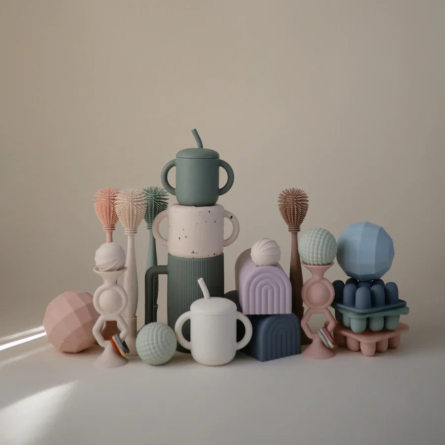 Mushie - Drinkbeker Met Rietje | Dried Thyme