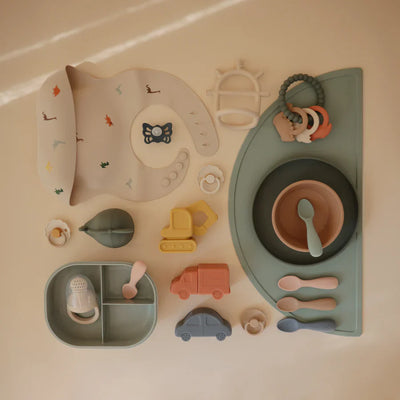 Mushie - Lepels Baby | Natural/Shifting sand