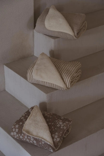 Quax - Deken Teddy 65x80 cm Newborn Natural Clay | Babydeken