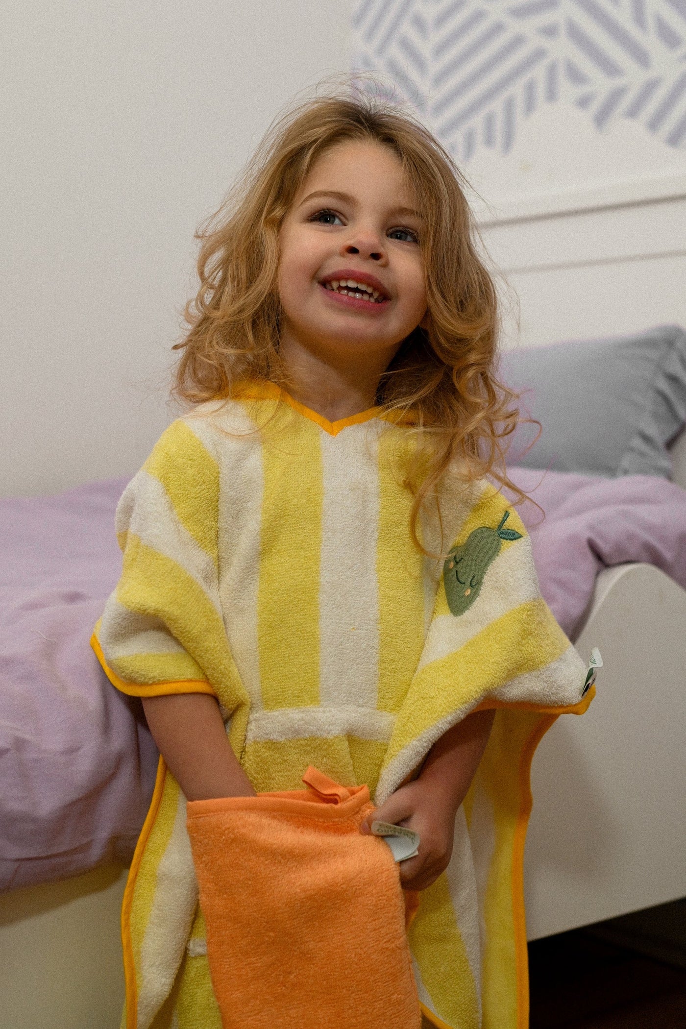 The Cotton Cloud - Washandje Lemon Mandarine (2-pack) | Biologisch Katoen
