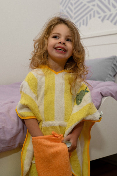 The Cotton Cloud - Washandje Lemon Mandarine (2-pack) | Biologisch Katoen