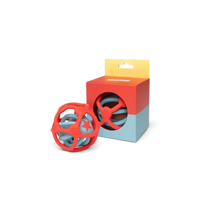 Little L - Sensorische Ballen Set van 2 | Oranje Blauw