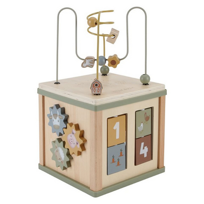 Little Dutch - Houten Activiteitenkubus | Little Farm