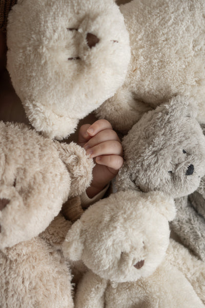 Knuffel The Humming Bear Licht + Geluid 2.0 Polar Natur