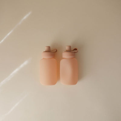 Mushie - Silicone Knijpzakje / Drinkfles Puree Pouch | Blush